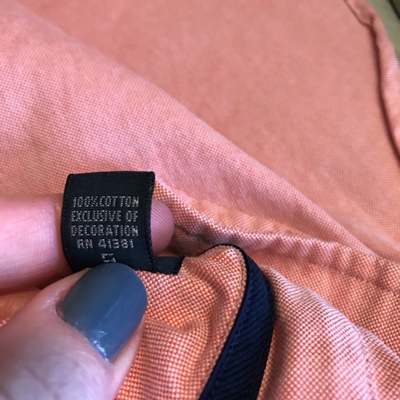 Ralph Lauren Polo Pink/Salmon button down Oxford shirt - Picture 6 of 6